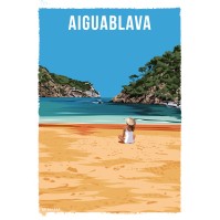 Lot de 5 Affiches AIGUABLAVA- 20x30cm